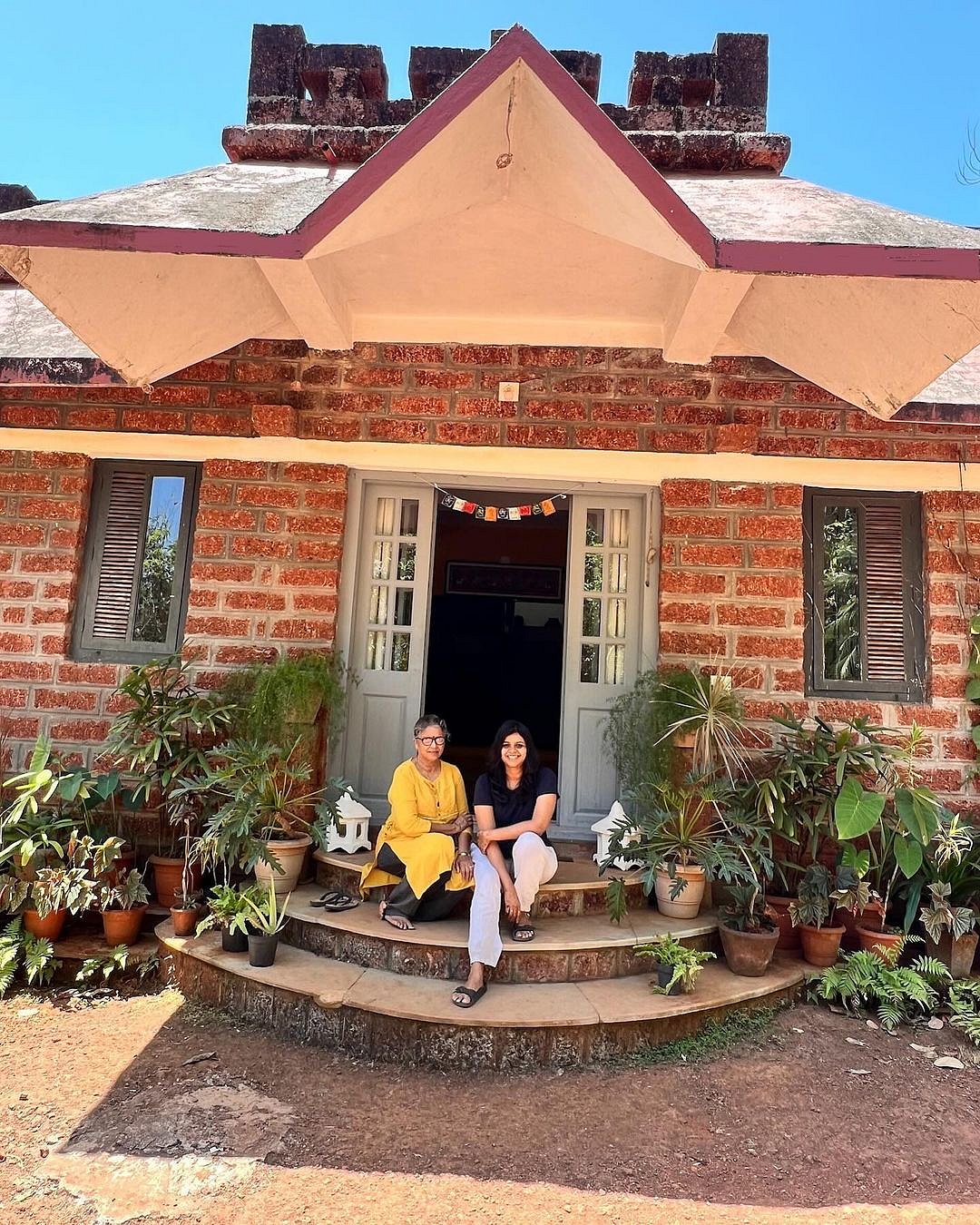 The mother-daughter duo Medha and Vasudha Sahasrabudh
